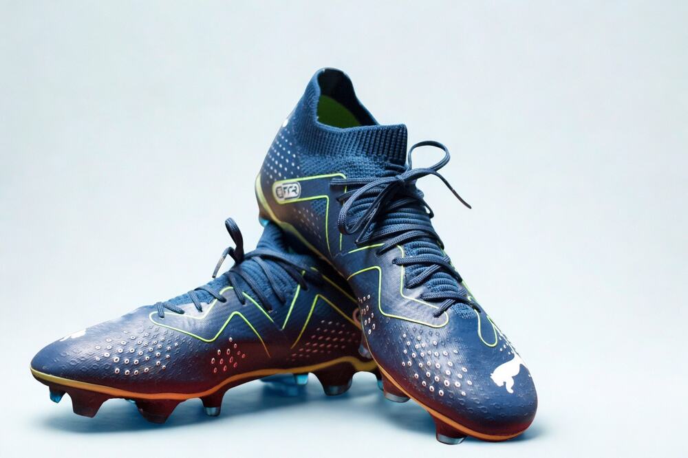 PUMA Future Match FG/AG Women’s Soccer Cleats Blue Green US 8.5 EU 39